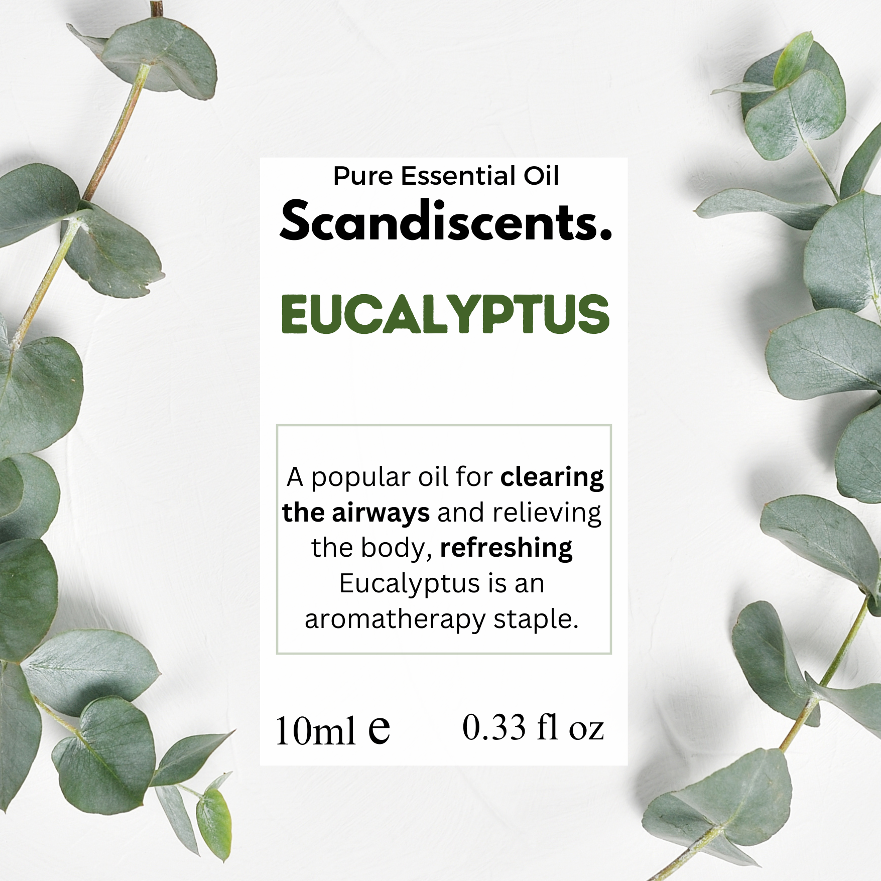 Eucalyptus - Scandiscents, waterless diffuser, essential oils, fragrance oils